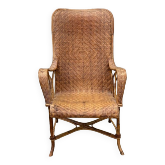 Rattan armchair