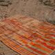 Moroccan Berber rug Mrirt brown red orange modern
