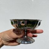 4 stainless steel cups 1970