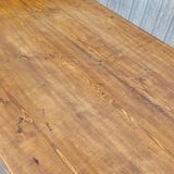 Old rustic farm table, one drawer - 1m30