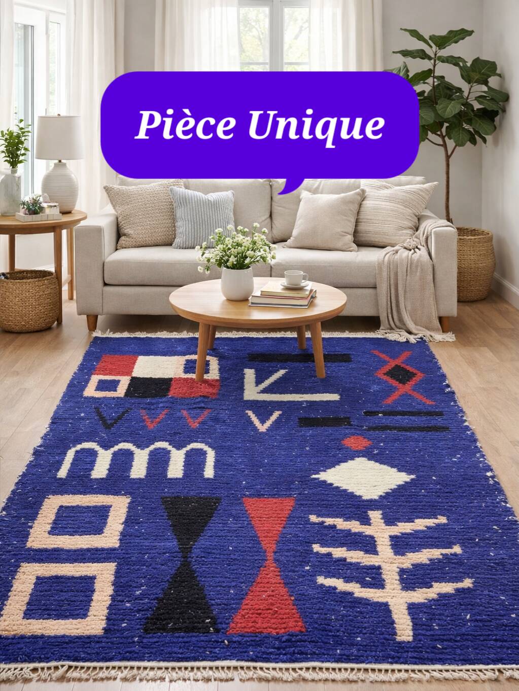 Handmade berber carpet