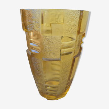 Vase style Daum, années 1930