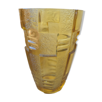 Daum style vase, 1930s