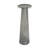 Scandinavian mid century vase in khaki grey glass