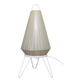 Mid-century Czechoslovak table lamp with plastic shade, 1960s