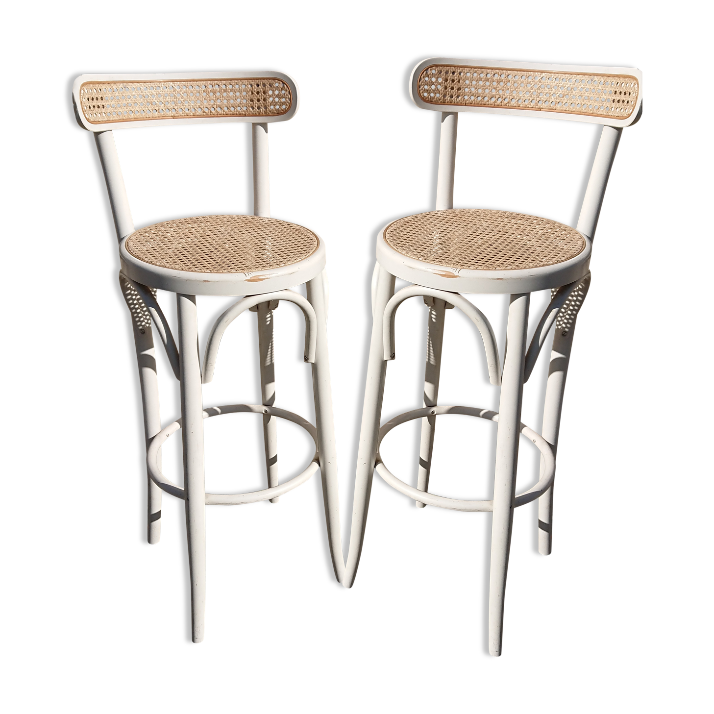 Lot of two canna stools