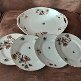 Porcelain dessert set