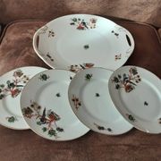 Porcelain dessert set