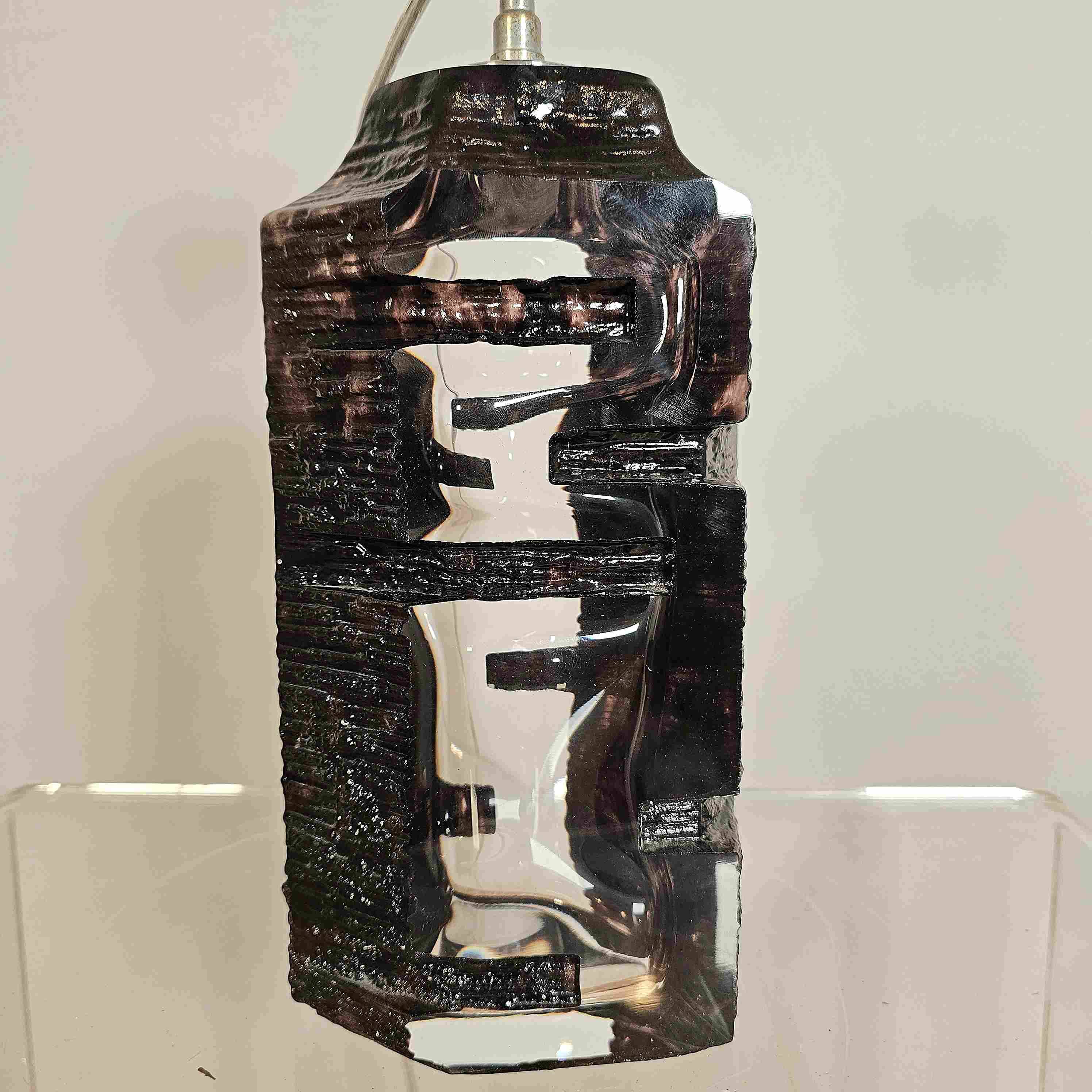 Daum, argos model crystal lamp base, circa 1970