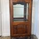 Provençal Louis XV display cabinet in carved fruitwood, illuminated.
