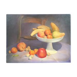 Tableau coupe de fruits