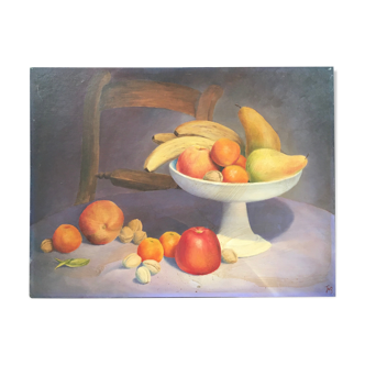 Tableau coupe de fruits