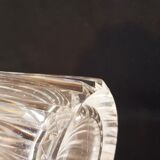 Val Saint Lambert crystal roll vase