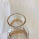 Vintage gold-plated bell-shaped carafe