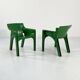GREEN GAUDI CHAIR BY VICO MAGISTRETTI FOR ARTEMIDE, 1970