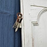 Old patinated door