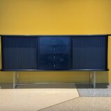 Black Danish Sideboard By Denka, Denmark, 1990's