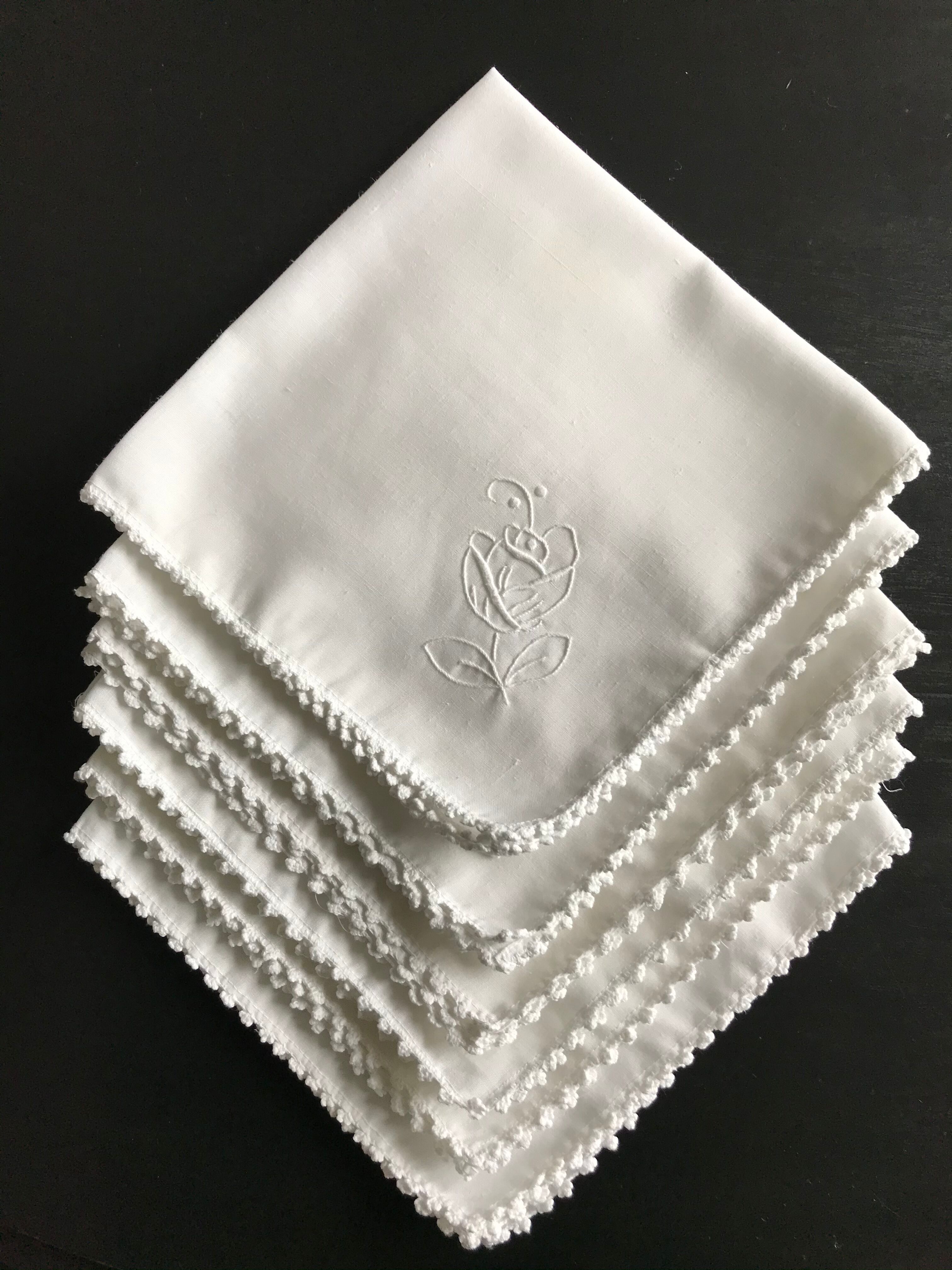 Set of 6 old towels