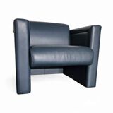 Pair / Trix and Robert Haussmann / Leather Chairs by Knoll