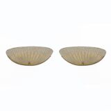 Pair of Mid Century Modern Murano Glass Shell Sconces