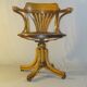 1930 wooden-curved office chair