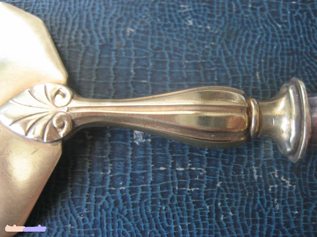 Silver and Vermeil pie shovel