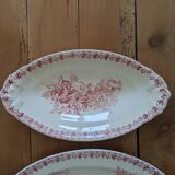 Set of three old dishes