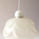 Antique satin glassware pendant lamp
