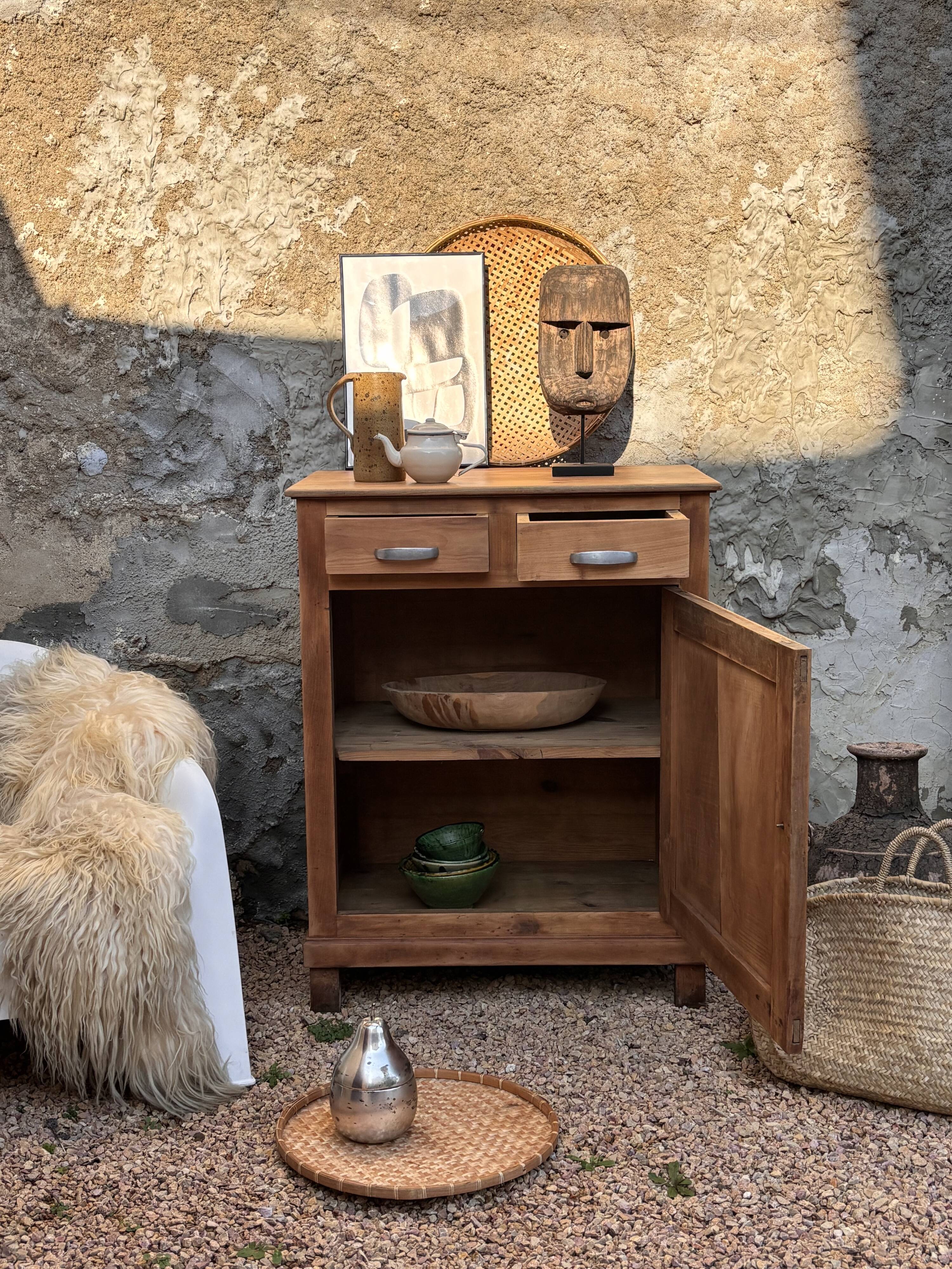 Antique wooden sideboard