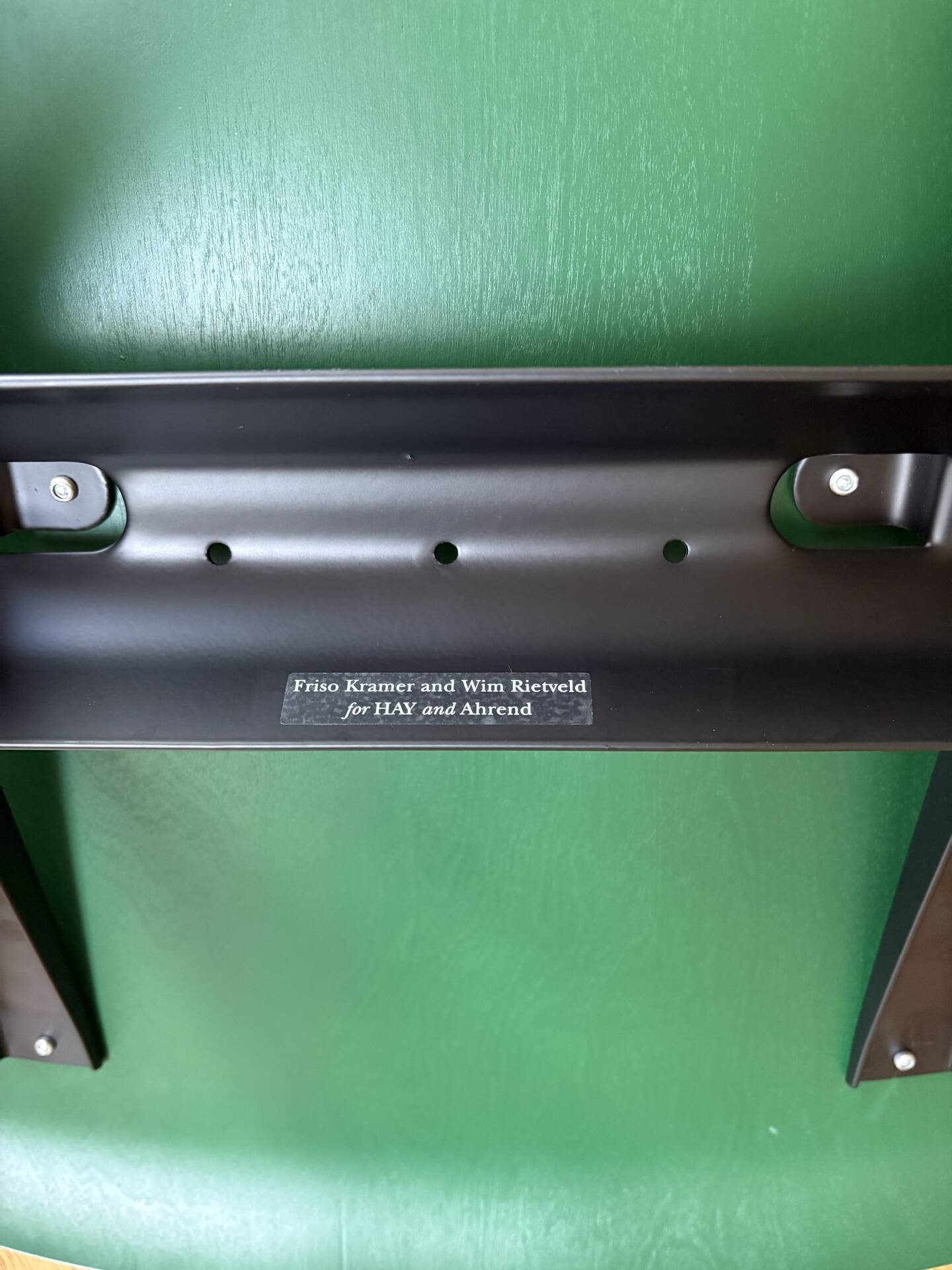 6 green Hay Result chairs