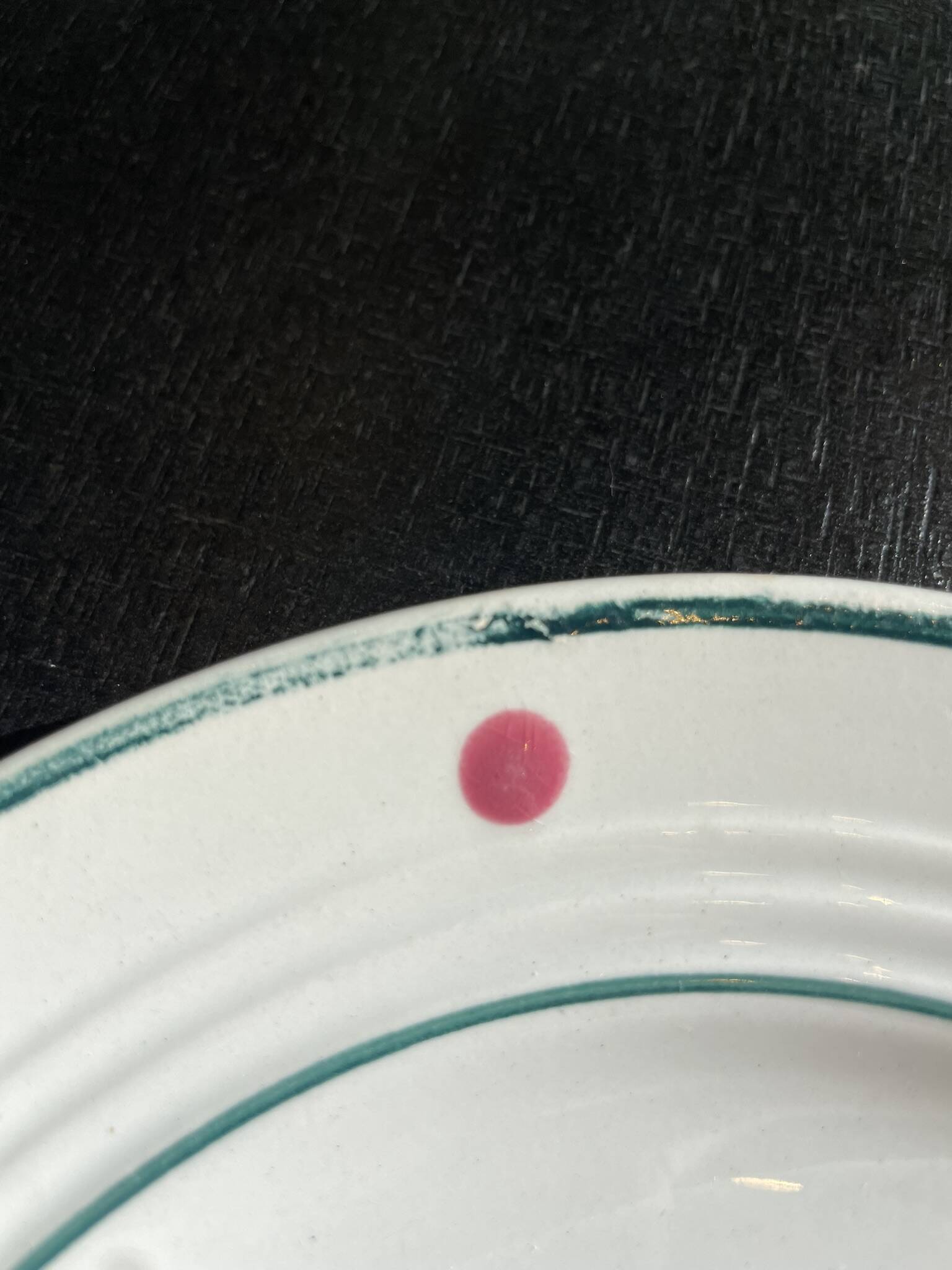 5 small Céranord St.Amand Brocatelle plates