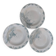 3 Delf iron earth plates