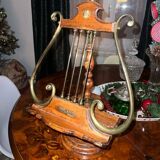 Antique lamp lectern in the shape of a harp - Louis XIV style