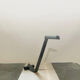 Italian black-lasated metal lamp 1960s