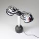 Silver Trepiù table lamp by Gae Aulenti & Livio Castiglioni for Stilnovo, 1971