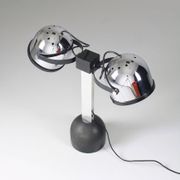 Silver Trepiù table lamp by Gae Aulenti & Livio Castiglioni for Stilnovo, 1971