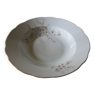 Plat de service en porcelaine de bohème en très bon état.