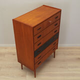 Commode en teck, design danois, années 1970, fabriqué au Danemark