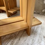 4 solid elm shelves Maison Regain