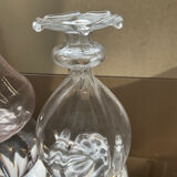 Trio of Art Deco soliflores in blown glass