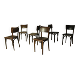 Pub Chairs from Thonet, 1930s, Set of 6