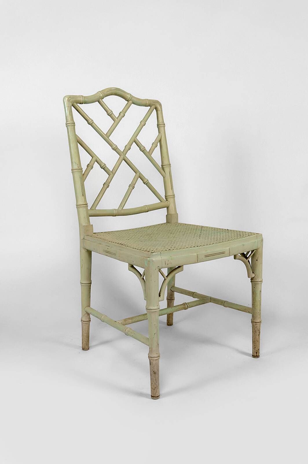 Set of 3 Japanese-style chairs, France, circa 1900