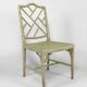 Set of 3 Japanese-style chairs, France, circa 1900
