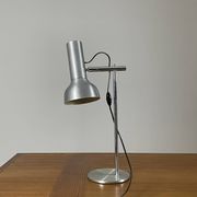 Lampe de bureau en métal des années 1970