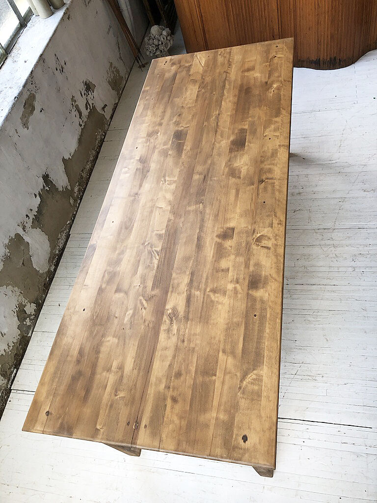 2m pine farm table
