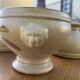 Set of 5 stoneware soup bowls