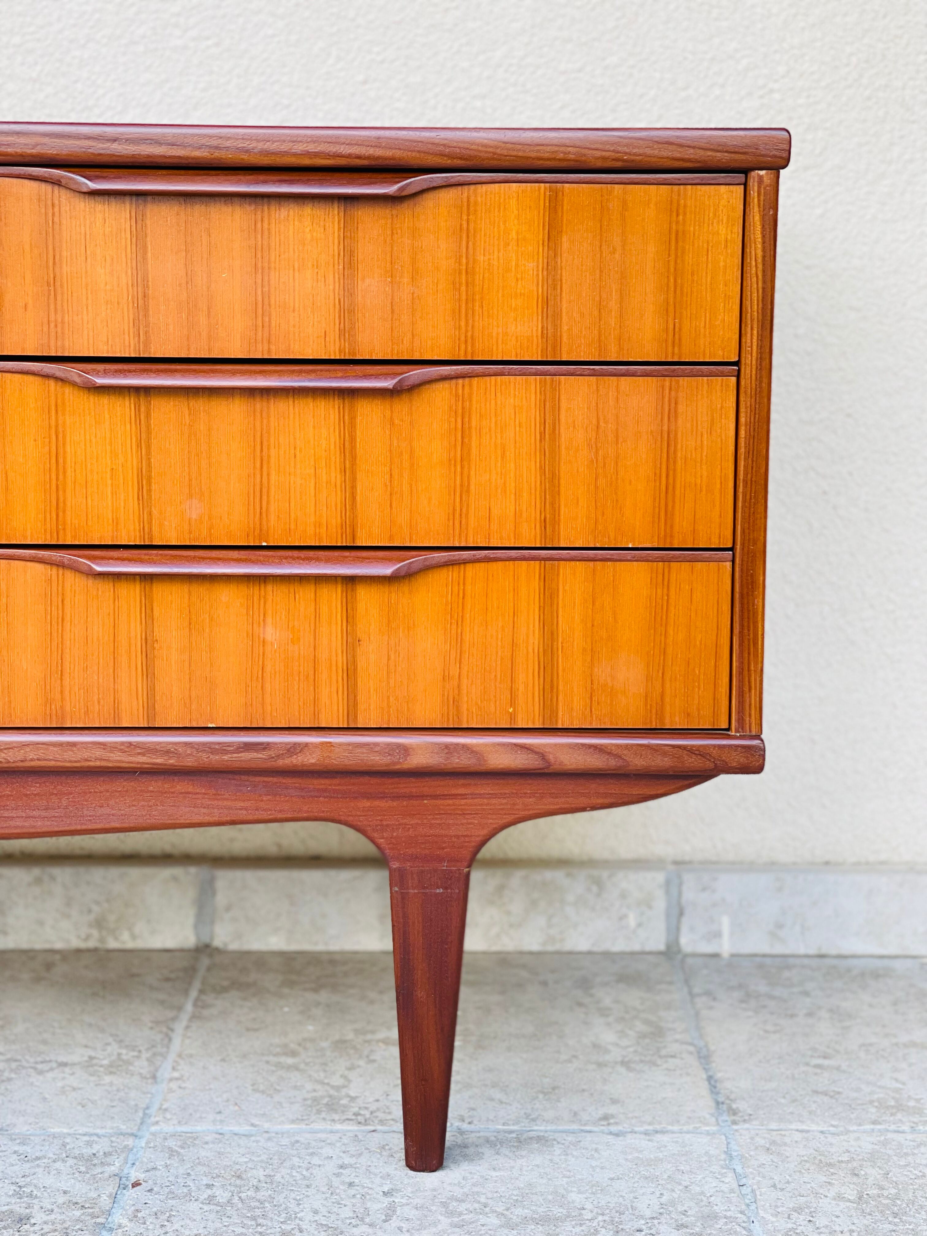 Scandinavian teak row