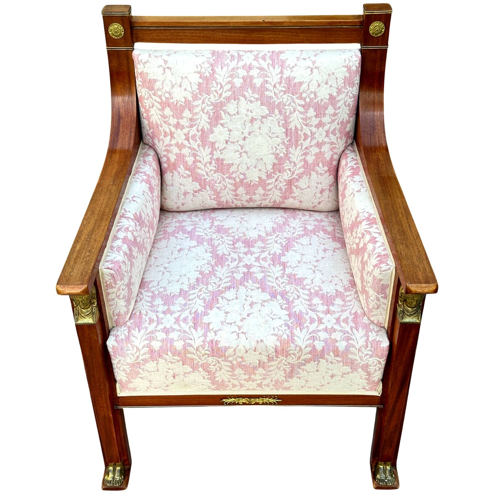 Fauteuil Empire Restauration, 1825, France