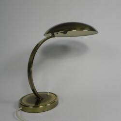 Lampe de bureau Bauhaus en laiton, modèle 6751 par Christian Dell pour Kaiser Leuchten