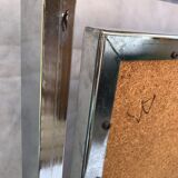 Metal and ceramic earthenware coffee table